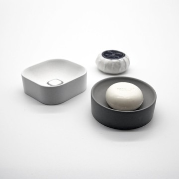 Soap DISH I 皂皿 I 皂盤 I 置物碟 I 水泥 I 清水模－方 / 圓－