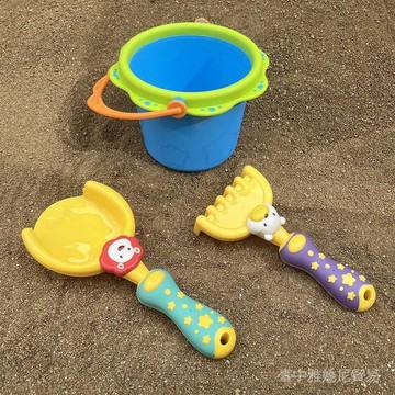 ✨可開發票#兒童沙灘玩具套裝剷子桶玩土寶寶挖沙工具沙子男孩女孩手提式耐用#免運費