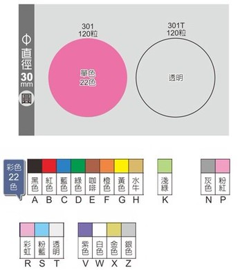 【文具通】Herwood 鶴屋 圓形 圓點 自粘 標籤 貼紙 直徑30mm 彩色 圖形【領券滿額再折千12/31止】