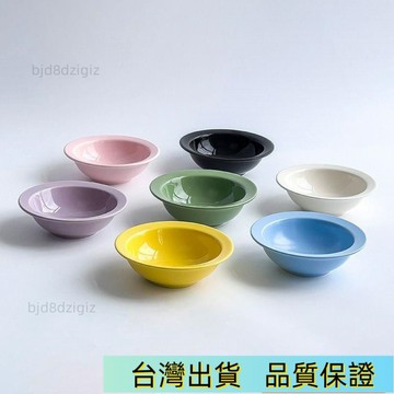 💥台灣热卖💥 寵物陶瓷碗 寵物碗 貓咪碗 寵物餵食碗 貓罐 貓碗 狗碗 陶瓷碗 護邊寵物碗 狗盆 ins風馬卡龍色高