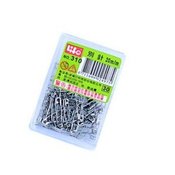 LIFE 徠福 NO.310 別針 (20mm) (60入/盒)【APP滿額下單10%點數(單一帳號最高5000點)】1/31止