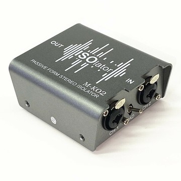 音頻切換器 音源切換器 音頻分配器 卡儂音頻隔離器 6.5mm公轉母2進2出調音臺降低電流雜音平衡器無源