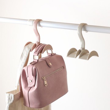 可旋轉包包掛勾 收納掛架 領帶 皮帶 絲巾 掛架 掛包器【DN375】  123便利屋