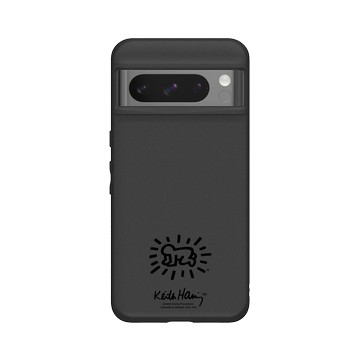 Pixel 8 Pro SolidSuit 黑 - Keith Haring - 發光的嬰兒®