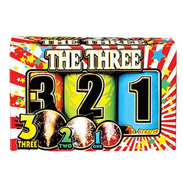 花火界の限定ユニット（3人組）　THE　THREE（ザ・スリー3本入）