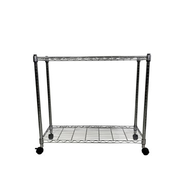 我塑我形 90 x 35 x 80 cm MIT耐重移動式萬用鐵力士鍍鉻二層收納架 置物架 鐵力士架 二層架