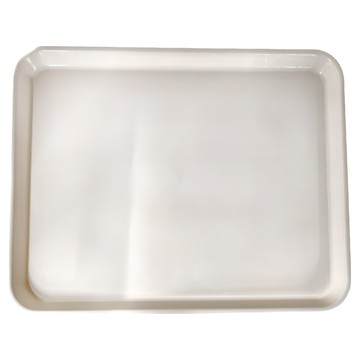 SANNENG 三能 17吋塑膠托盤 SN4345  432 x 324 x 21mm  米白色  1個