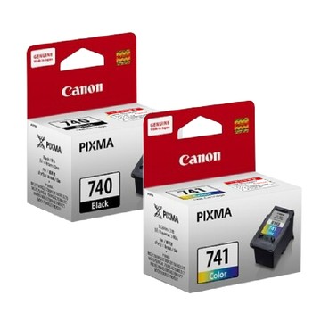 Canon PG-740+CL-741 一黑一彩 原廠墨水匣