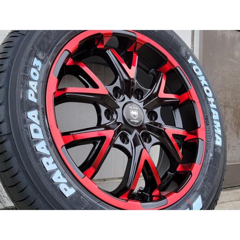 限定販売 200系 ハイエース レジアスエース 新品 17インチ タイヤホイールセット 4本 YOKOHAMA PARADA PA03  215/60R17 | LINEショッピング