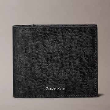 Calvin Klein 男士皮夾 短夾 防刮真皮 男夾 皮夾 短夾 錢包 C06551 黑色CK(現貨)▶指定Outlet商品5折起☆現貨【送禮首選★APP下單點數4倍送】