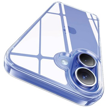 INGENI iPhone 16 Plus手機殼 TPU+PC雙材質透明手機殼 防摔殼四角氣囊防摔 INGENI徹底防禦