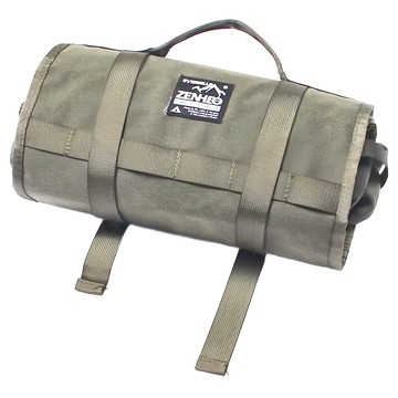 ZENHEO 可拆式吊掛卷包 餐具包 OVERHILLS 55x30cm  軍綠色  1個