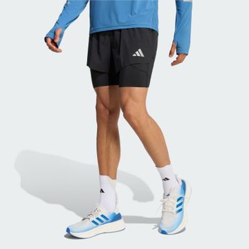 【adidas 愛迪達】 ADI365 CLIMACOOL+ 4 二合一運動短褲 吸濕排汗 男 KE8215