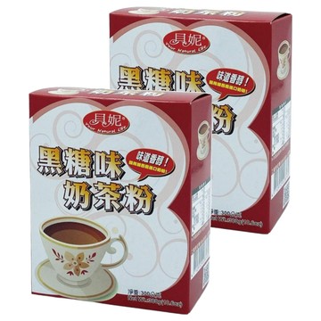 貝妮 黑糖味奶茶粉  300g  1盒  2盒