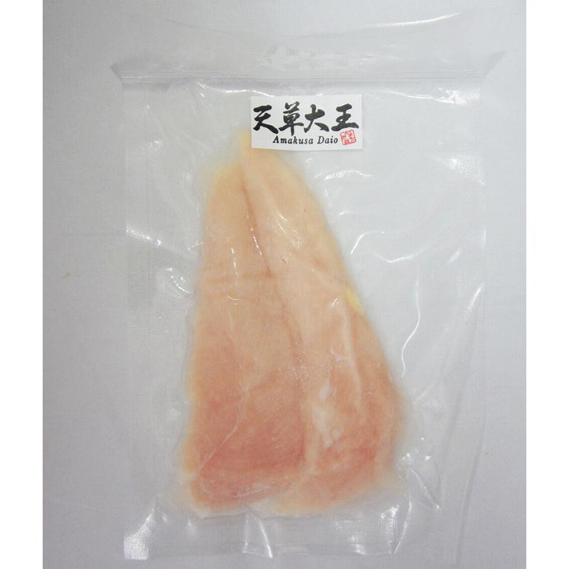 鶏肉ささみ 天草大王　ササミ2本単品　80g以上（個体により異なります）