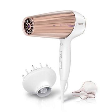 加贈PLAYBOY毛毯【PHILIPS 飛利浦】第二代溫控天使護髮吹風機(HP8280)-附烘罩