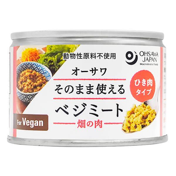 大豆ミート ソイミート 代替肉 オーサワ そのまま使えるべジミート(畑の肉)ひき肉タイプ 180g