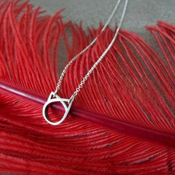 cat necklace_小貓項鍊 925銀 限量 客製 喵星人 毛孩 動物