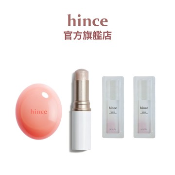 【hince】亮澤甜心組(唇頰膏＋高光棒) | 水潤、光澤、透亮 | 官方旗艦店