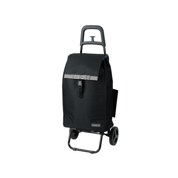 【日本cocoro】Licia 知性風保溫保冷摺疊購物車-40L-多色可選-時尚黑