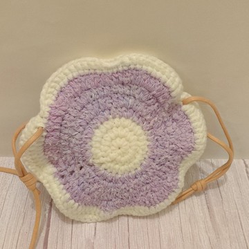 ∣花花包∣小孩包•斜背包•可調節式背帶•編織包•花朵包