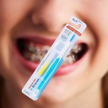 【日系報馬仔】日本 DENTALPRO 極細軟 矯正專用 牙刷 (1支) 顏色隨機出 刷牙 口腔保健 DS027968