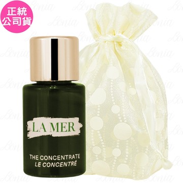 LA MER 海洋拉娜 濃萃雙重修復精華(5ml)(精巧版)旅行袋組(公司貨)