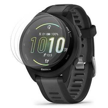 Space Shield 智慧手錶強化玻璃保護貼 3片組  Garmin Forerunner 165  透明色  1套