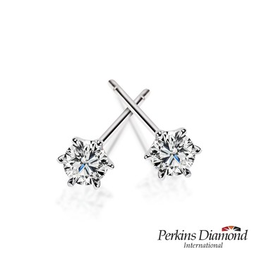 鑽石耳環 PERKINS 伯金仕 單顆美鑽 耳環
