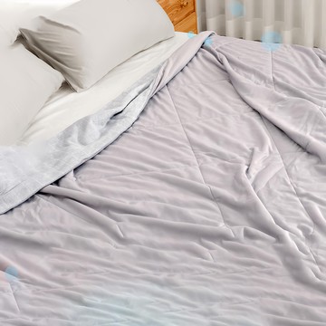 EmBrace 英柏絲 Dr.Air 透氣專家 冰涼沁心降溫涼被  200 x 150cm  冷灰色  1個