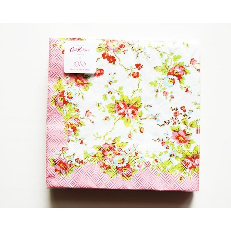 SOLD OUT Cath Kidston ランチペーパーナプキン／Bleached Summer Blossom rose 20枚入 通販  LINEポイント最大0.5%GET | LINEショッピング