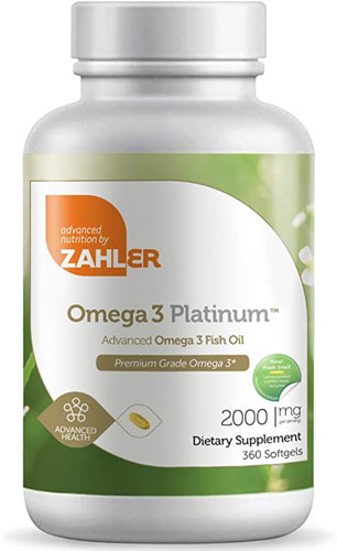 Zahler Omega 3 Platinum 2000 mg - 360 Softgels
