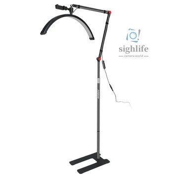 Andoer HD-M700X 23 英寸落地式 LED 視頻燈 36W 半月形補光燈 3200K-5600K 可調光帶