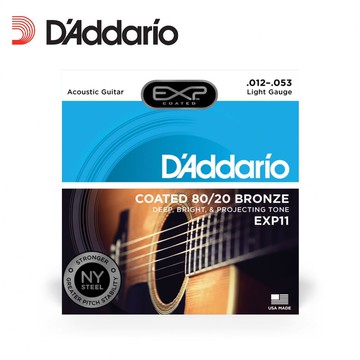 DAddario EXP11 黃銅民謠木吉他套弦【敦煌樂器】