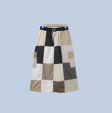 Back to Green- 再製拼接裙 25-35 腰可穿//S07 vintage skirt