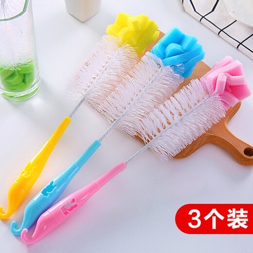 杯刷清潔水杯茶杯水瓶長柄刷子無死角洗杯子奶瓶去污神器海綿用刷