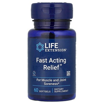 Life Extension, 快速起效舒緩、60 粒軟膠囊