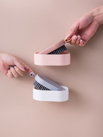 創意北歐ins免釘免打孔壁掛式瀝水肥皂盒洗衣刷子香皂架家用板刷