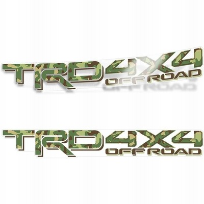 Trd 4x4 オフロードデカール 陸軍迷彩ステッカー トヨタ タコマ タンドラに対応 2個セット 並行輸入品 通販 Lineポイント最大get Lineショッピング