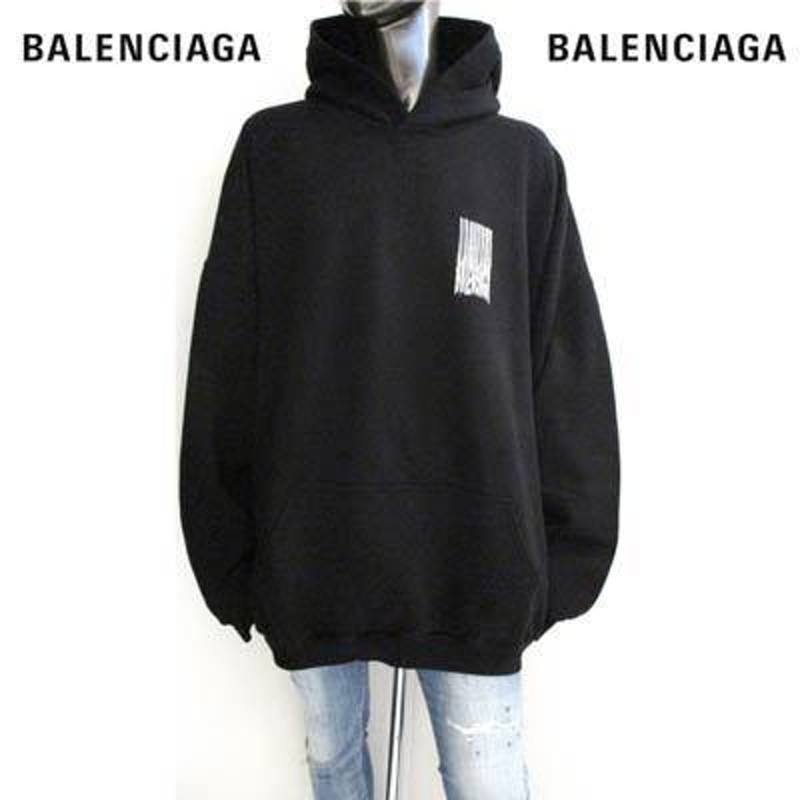 バレンシアガ BALENCIAGA メンズ トップス パーカー フーディー ロゴ