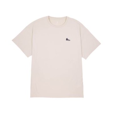 Converse Sneaker Patch Tee 短袖 男款 女款 米色 寬鬆 運動 休閒 10027239-A11