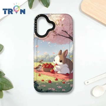TRON IPHONE 16 可愛小動物樹下乘涼 MAGSAFE 磁吸 防摔 太空殼 透白 手機殼