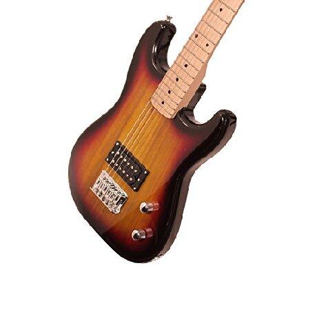 Rise by Sawtooth Right Handed Size Beginner Electric Guitar Kit, Sunburst