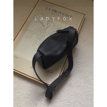 LADYFOX11/25新品簡約真皮單肩枕頭包女大容量斜挎小方包寬肩帶軟