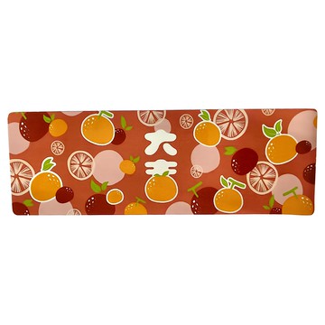 軟式珪藻土踏墊  40 x 120cm  大吉大利 紅色  1個