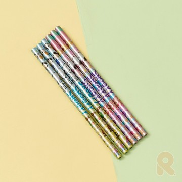 史努比｜SNOOPY繽紛系列彩虹捲紙鉛筆6入 製圖用筆 塗卡筆 繪畫筆 筆 文具 WP260