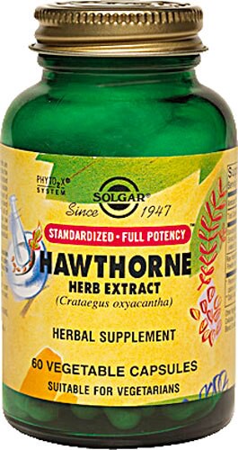Solgar Hawthorne Berry Herb Extract 60 Vegetable Capsules