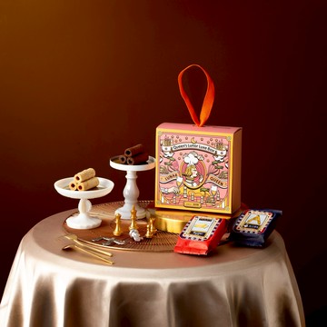 [快速出貨] 月來月愛你【鬍子國王】女王的月光寶盒4入禮盒 - 68g (奶油x2+巧克力x2) 馬年賀禮 春節禮盒 新春禮盒 過年伴手禮 新鮮手作 下午茶 點心 伴手禮 年節送禮 團購夯品 美味分享