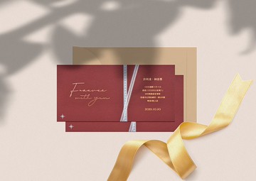 W&W婚卡盛宴-永恆forever喜帖-野玫瑰