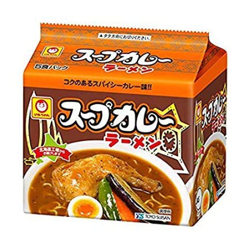 マルちゃん スープカレーラーメン 5食パック × 6点セット